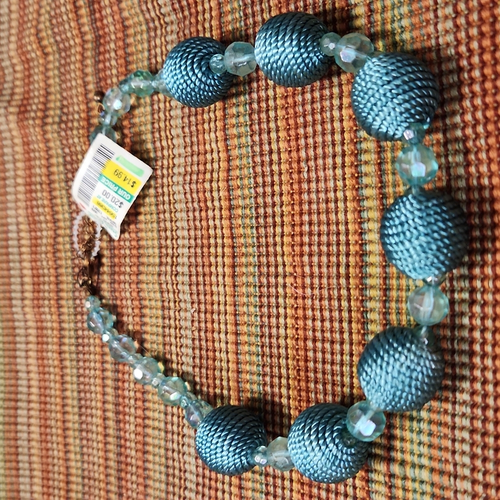 Turquoise Color Bead Neckace